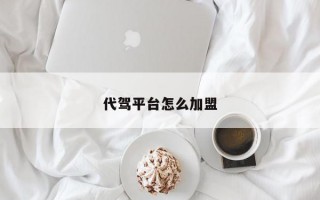 代驾平台怎么加盟