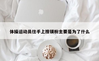 体操运动员往手上擦镁粉主要是为了什么